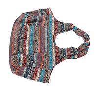 Riuulity Canvas Yoga Mat Bag, Southeast Asian Style Storage Bag for Travel