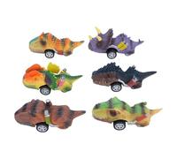 Riuulity Captivating Dinosaur Toy Set for Kids, Stable FourWheel Dinosaur Cars for Safe Play
