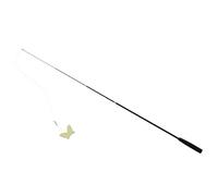 Riuulity Cat Toy with Retractable Wand and Extendable Teaser Wand 180cm Lightweight Outdoor Interactive Toy for Kids Fishing Pole Attract Real Butterflies