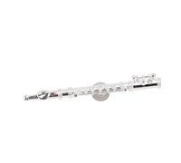 Riuulity Charming Silver Flute Miniature Replica Magnet Magnetic Sticker for Metal Surfaces Quality Crafted for Long-lasting Use