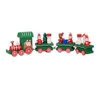 Riuulity Charming Wood Xmas Train Ornament, Bright Colors, for Kids, Promotes Parent-child Relationship (Riuulityjmw5it3fql-2)