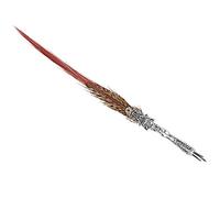 Riuulity Classic Vintage Feather Quill Dip Pen Exquisite Writing Instrument for Calligraphy for Artists (Type 2)