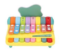 Riuulity Colorful Hand Knocking Piano Toy for Children Developmental Early Education, Compact Baby Piano Toy for Play At Home or Outdoors (Yellow)