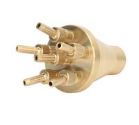 Riuulity Copper Fountain Nozzle Direct Spraying Adjustable Pool Sprinkler | Durable Copper Material, Universal Internal Thread Connection, Straight Water Column Design, Suitable for Garden and
