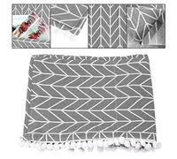 Riuulity Cotton Linen Cover, Multipurpose Protector for Washing Machine Refrigerator Freezer Closet Table with Stain Resistant Anti Wrinkle Fabric (70 * 170cm 67x28inch)