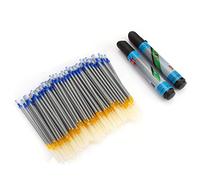 Riuulity Delitable Pen of Rechargeable Water + 100 Pieces of Cleaning Stain for Leather trade: Durable Pen for Leather Manuscript, Elimination and Oxide Brand, Suitable for Artisan and Material
