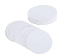 Riuulity DIY Painting Accessoires Blank Badge Paper 100 Sheets, Children's Practical Ability Cultivation, Hand-Made Craft Supplies, Marker Pens, Watercolor Pens (56MM Badges are Specially Cut and