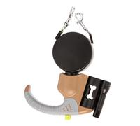 Riuulity Dual Retractable Dog Leash, Retractable Dog Strap Rope with LED Light 9.84ft Split Design for 2 Dogs Walking At Night (Brown)