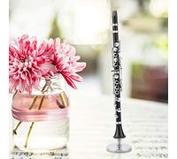 Riuulity Durable 16cm Mini Clarinet Model with Elegant Box, Ideal Decoration or Music Lovers