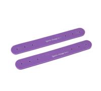 Riuulity Durable TPE Spur Straps, High Elasticity for Various Users, Connects Spurs to Riding Boots, Essential for Riding Competitions, 1 Pair of Adjustable TPE Boot Straps (Purple)