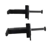 Riuulity Engineering of The Plastic Brick Coating Tool 2 Ppcs, Stable Brick Clamps for Easy Use, Length: 16.5 Cm, Weight: 108g (Black)
