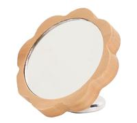 Riuulity Extraction Coffee Mirror, Visual Reflection, 360 Degree Rotation, Concentration Control for Home and Office Use (Silver Base)