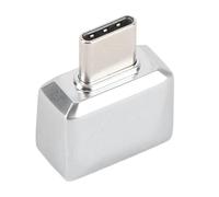 Riuulity Fingerprint Reader with USB C, 0.5s Recognition Speed, 360-Degree Sensor for 10 & 11, Secure Access for Multiple Users, Zinc Alloy Material, 12 Beta Tested