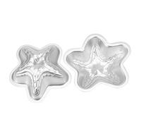 Riuulity Fizzy Crafting Silver Bath Bomb Molds Hygienic Aluminium Alloy DIY Cake Mould Tools 2Pcs Set 11 for Bath Bomb Enthusiasts (Combination 19)