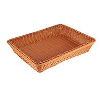 Riuulity Fruit Bread Storage Basket Work Retro Elegant Design Long Life Living Room Comination Comin Comin Come 40x30x8cm (Coffee Extra Large)