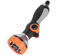 Riuulity Garden Hose Sprayer Nozzle, 8 Spray Patterns Thumb Control | Rotating Head for Diverse Watering Tasks, Plastic and TPR Build, Suitable for Car Washing, Lawn Spraying, Garden Irrigation