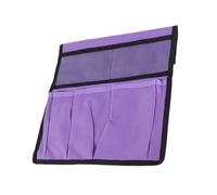 Riuulity Garden Kneeler Tool Bag with Multiple Pockets for Storage, Garden Tool Organizer Pouch, Portable Bag for Seeds Fertilizer Gloves, Hanging Storage for Trolley 600D Oxford (Purple)
