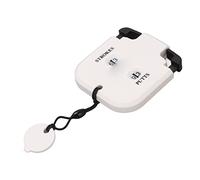 Riuulity Golf Score Against the 2 -Digitos Putts 2 -Digitos Click for Players, Portable Plastic Golf Line Switch for the Game (White Body Black Press)