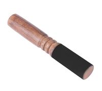 Riuulity Handmade Peach Wood Singing Bowl Mallet, Excellent Craftsmanship, Premium Leather Wrapped, for Singing Bowls, Gongs, Tibetan Buddhism Article