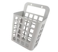 Riuulity Hanging Laundry Basket Space Saving Dirty Clothes Organizer for Bathroom Bedroom, Rectangle Shape, 37.5 * 23 * 12.5cm (Gray)