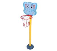 Riuulity Height-adjustable Basketball Hoop Set for Toddlers, for Playing At Home, Indoors and Outdoors, Improves Children's Sports Skills, Plastic Material