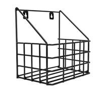 Riuulity Horse Stable Supplies Storage Basket, Large Wall Hanging Organizer with Wire Basket for Tack Room Organization, Ideal for Snacks and Grooming Tools