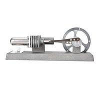 Riuulity Hot Air Stirling Engine Model, Children, DIY Toy, Stainless Steel Cylinder, Safe and Durable, Educational Demonstration, Mechanics Work