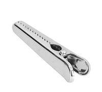 Riuulity Household Essentials 7.9cm Sealing Internal Tooth Design for Coffee Tea Food Bags Documents Office Paper Photos with Comfortable Ergonomic Handle (Alligator Silver)