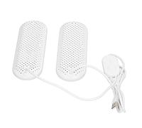 Riuulity Household USB Shoe Dryer with Timer, Student Dormitory Deodorizing Shoes Dryer, Adult Deodorizing Boot, Wear Resistant (White)