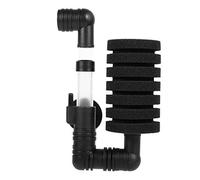 Riuulity Internal Filter Safe Durable Multi-layer Design Quiet Operation for Small Freshwater Fish Black 14 * 14cm 1x (2830)