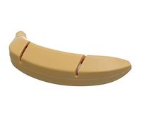 Riuulity Knife Sharpener, 2 Slot Kitchen Sharpening Tool with Ergonomic Handle and Banana Design, for Various At Home Kitchen Restaurant (Standard)