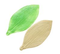 Riuulity Leaf Cookie Cutters Set, 5 Silicone Baking Molds for Biscuit