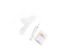 Riuulity LED Message Board, Acrylic Light Up Writing Note Board with Stand Markers and USB Cable Modern Minimalist Style 11.8x7.9 Inches