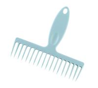 Riuulity Long Handle Broom Hair Removal Comb with Scraping Brush for Cleaning Floors Corners and High Places