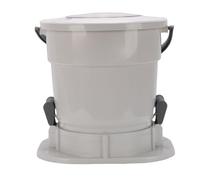 Riuulity Manual Clothes Dehydrator 3.17 Gallons No Electricity Pull String Spin Dryer with Transparent Lid and 4.9ft Drain Hose for Dormitories Apartments RVs