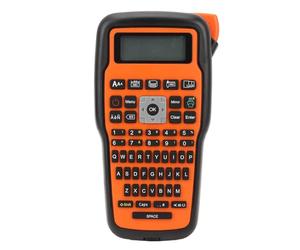 Riuulity Mini Portable Thermal Transfer Label Maker with Keyboard, Commercial Label Printer for Cables, Toys, High Efficiency Large Scale Printing Projects