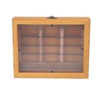 Riuulity Miniature Book Cabinet Display Box, Stress Reliever Book Lovers, Unique Desk Decor with Folded Books for Bedroom Living Room Study Bookstore Coffee Shop (Single Bookshelf)