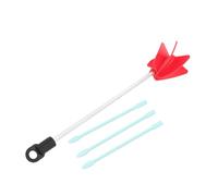 Riuulity Mud Mixer Drill Bit, Paint Mixer & Stirrer Attachment with Labor Saving for Cement, Putty and More, Ideal Mixing Tool, Silicone, (Mixing Bar with Stirring Rod)