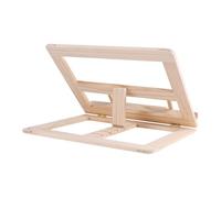 Riuulity Multi Functional Wooden Cookbook Stand Book Reading Rack Holder for Various Kinds of Books, Adjustable Angle and Height, for Book Lovers