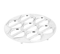 Riuulity Multi Hole Metal Dumpling Maker Safe and Easy to Use for Making Wontons and More, Aluminium Alloy 9.57in