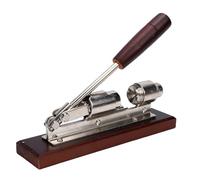 Riuulity Nutcracker Pecan Walnut Chestnut Opener, Heavy Duty Nutcracker Tool with Wood Box Bowl, for Easy Cracking Hazelnuts Almonds, Nut Peeling Machine