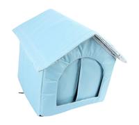 Riuulity Outdoor Insulated Cat House, Water Resistant Weather Proof Spacious Enclosed Cat Shelter for Dog Pet, Extra Large Durable Fabric, Ideal for Outdoor Activities and Travel (02)