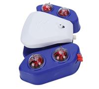 Riuulity Paws Activated Pet Drinking Fountain Step on Dog Water Bowl with Spraying Function for Interactive Hydration Entertainment (Blue)