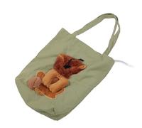 Riuulity Pet Carrier Bag Pet Shoulder Bag Canvas Shoulder with Head Peek Out Design Adjustable Neck Size for Travel Camping Hiking (S 48x20x57in)