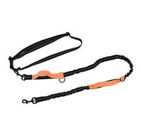 Riuulity Pet Dog Traction Rope Portable Hand Handle Dog Leash Retractable Reflective for Sports Running Jogging Pet Garden Livestock Health Supplies Nylon 4.6ft to 6.6ft (Orange)