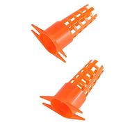 Riuulity Plastic Bee Queen Cage Protective Cup Beekeeping Equipment 27g Lightweight Queen Rearing Tool with Complete Feeding Box for Beekeepers
