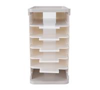 Riuulity Plastic Milk Bag Freezer Organizer Vertical Storage Tower for Freezer, with Detachable Design for Easy Cleaning and Space Saving Chest Milk Storage