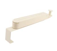 Riuulity Portable Foldable Over The Door Hook Retractable Drying Rack for Travel Business Trip Bedroom Organizer Aluminum Alloy Plastic White