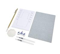 Riuulity Reusable Water Drawing Board Kit Eco-Friendly Brush Water Painting Set with Non Woven Thick Material Clear Ink for Artists and Beginners
