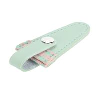 Riuulity Scissors Sheath Scissors Cover Protector with Premium PU Leather for Embroidery Sewing Quilting Needlework Crafts (Pink Green)